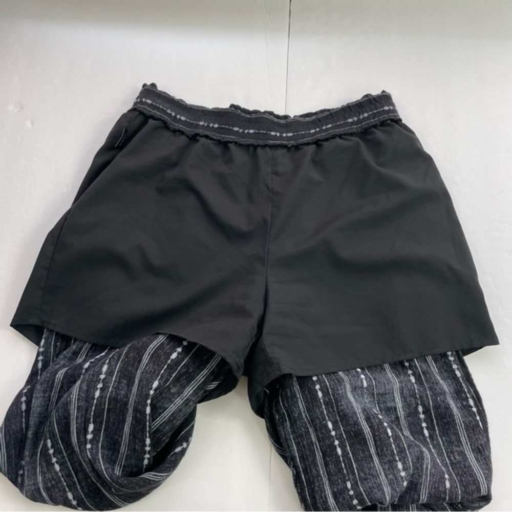 Allison Joy Corey Black Patterned Pants - Picture 10 of 17